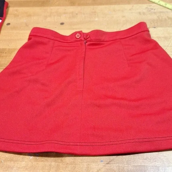 2 Piece Cheer Suit Costume FCA Tina Fey‎ Red Black Youth 2XL OR Womens XS/S - Picture 10 of 11